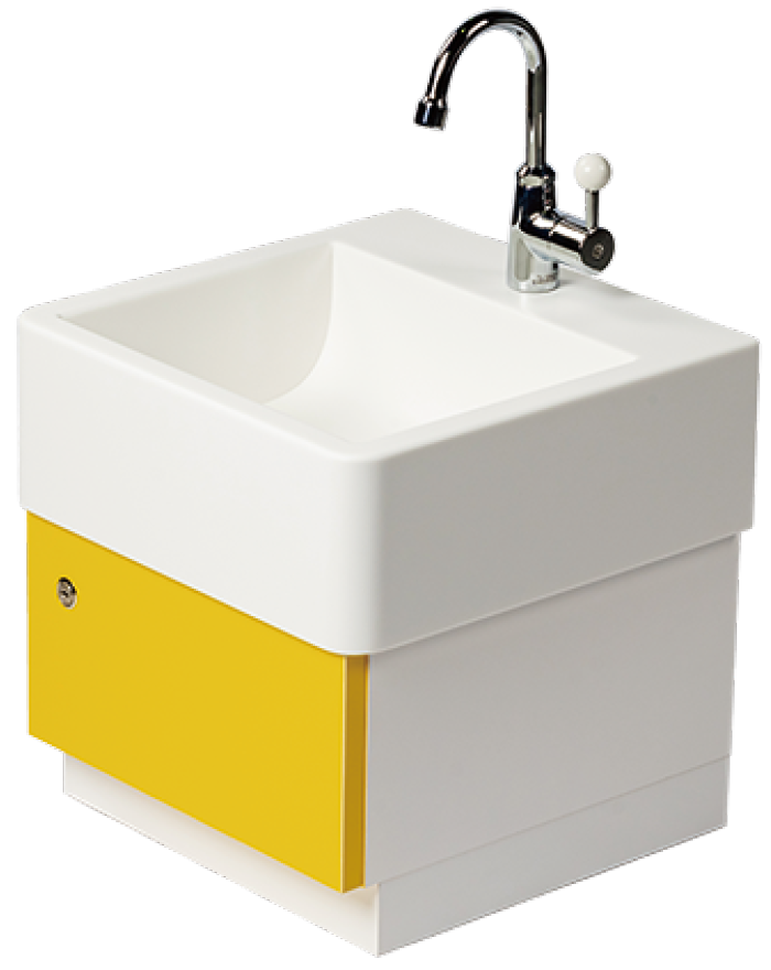 水栓金具 レバーハンドル 取付イメージ