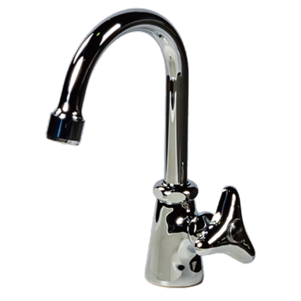 水栓金具 三角ハンドル